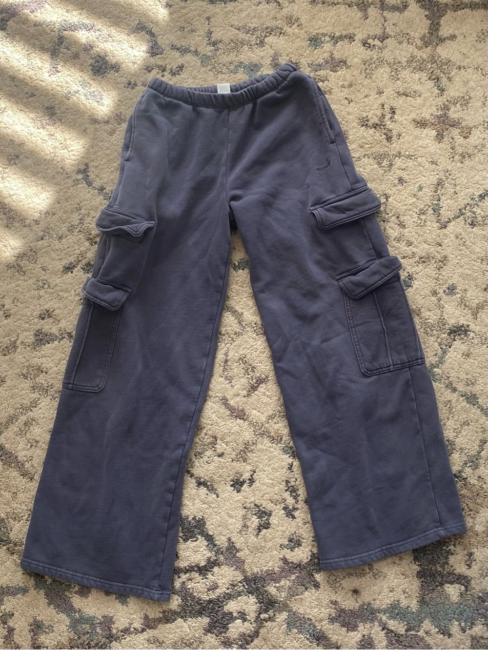 Garage Navy Cargo Sweatpants